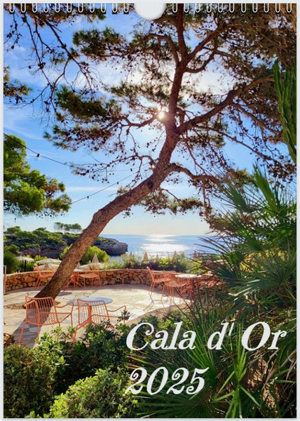 Cala d'Or 2025 A4 Wall Calendar